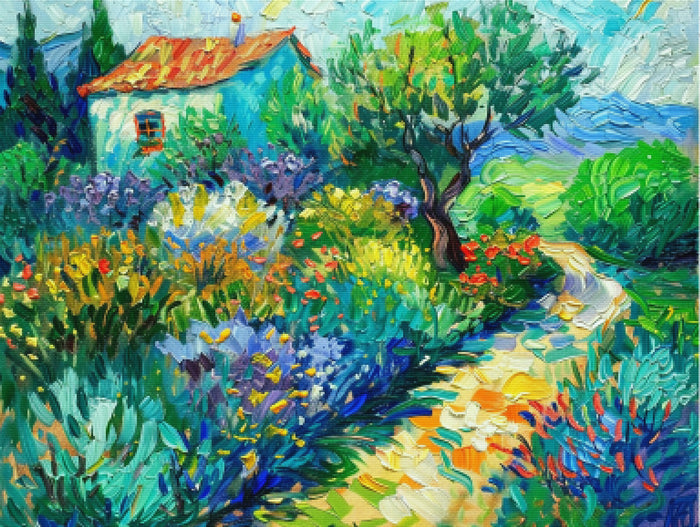 Blooming Spring Garden Path