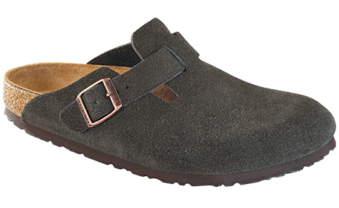 Boston Soft Footbed Mocha Suede