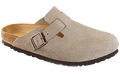 Boston Soft Footbed Taupe Suede