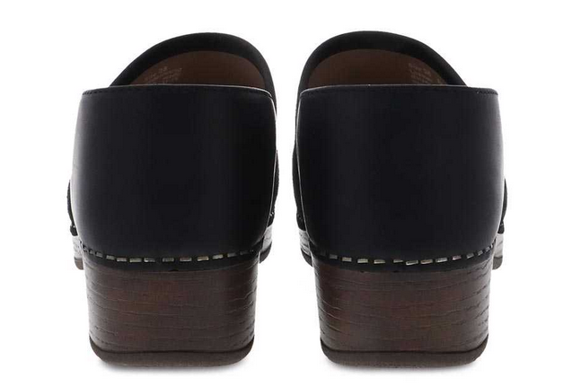 Brenna Black Burnished Suede