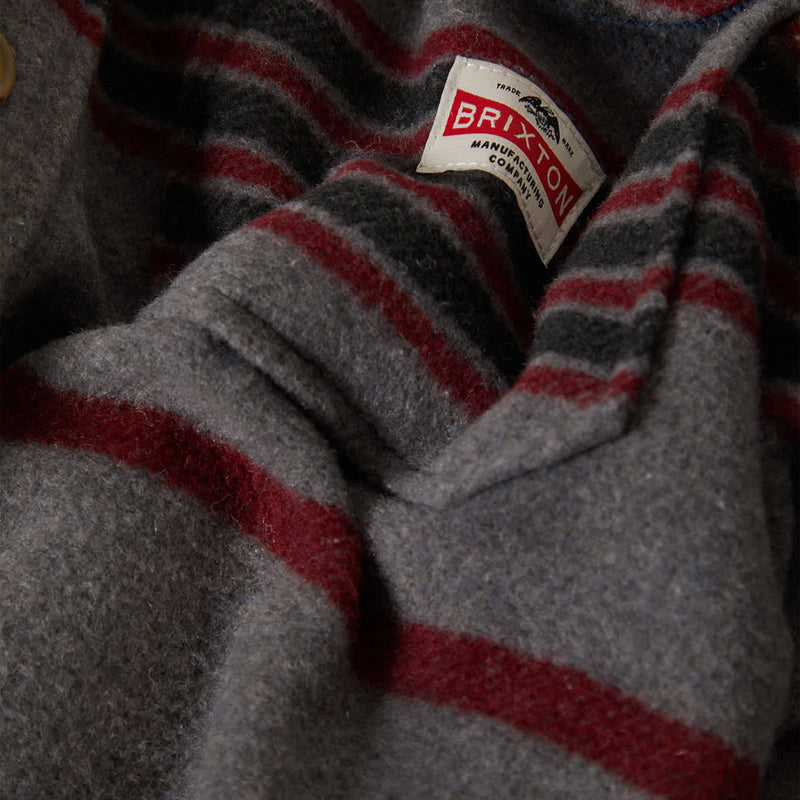 Brixton Altered Threads Long Sleeve Over Shirt - Multi Blanket Stripe