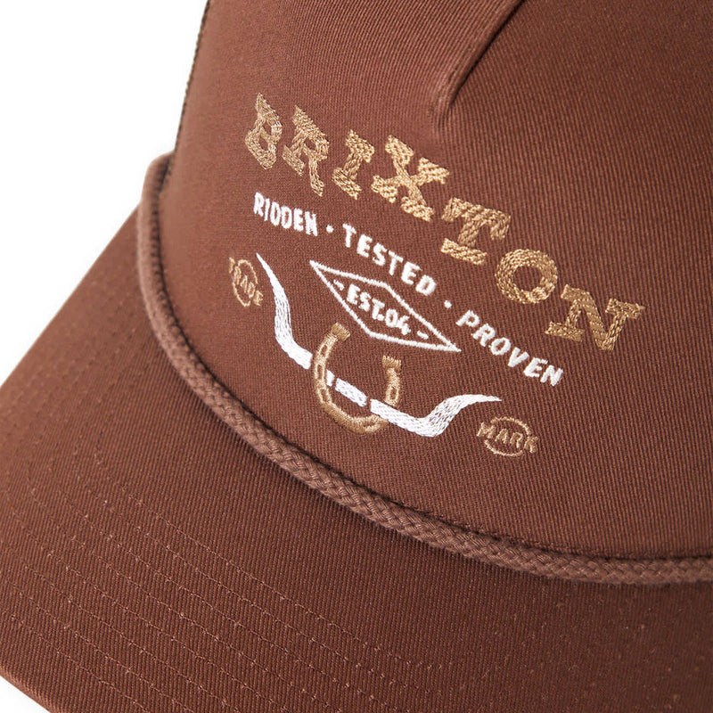 Brixton Beekman C Np Mp Trucker Hat - Brown/Brown