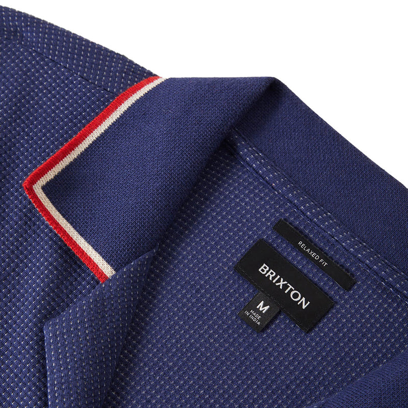 Brixton Bunker Mesh Shirt - Washed Navy