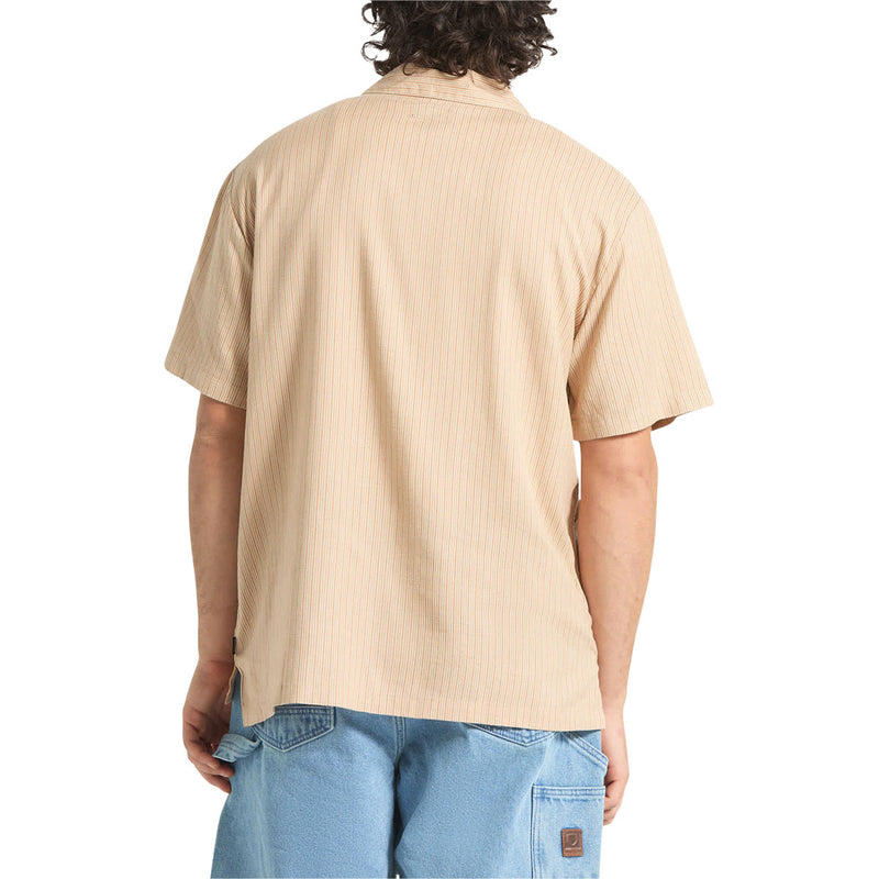 Brixton Bunker Slub Shirt - Italian Clay Stripe