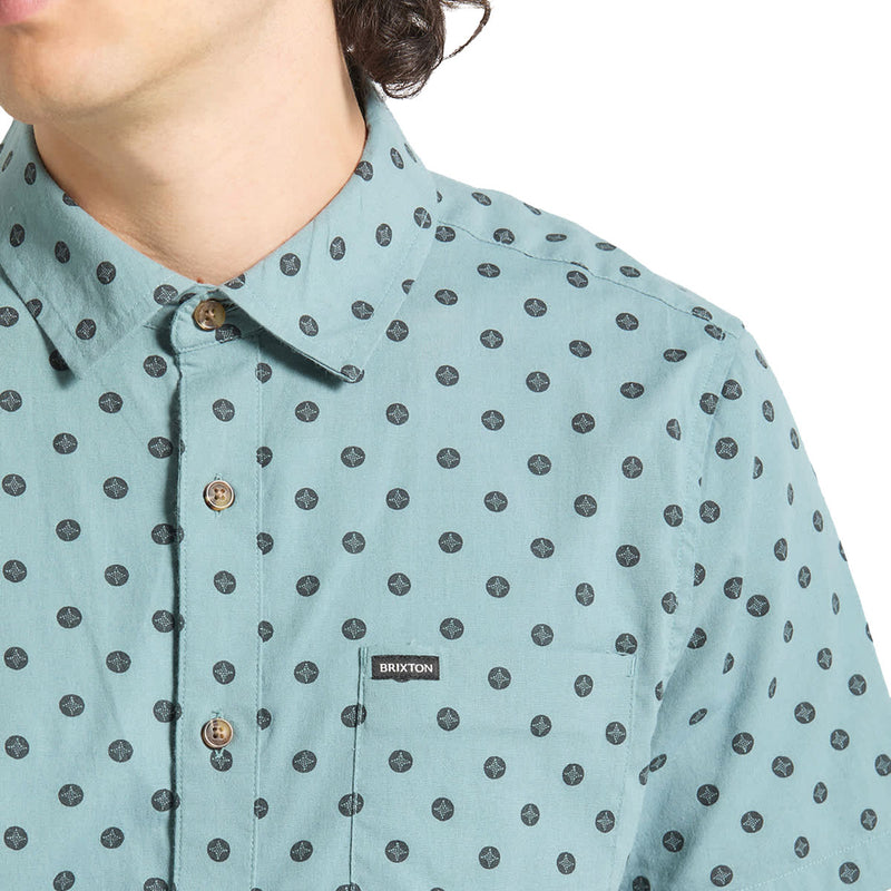 Brixton Charter Print Shirt - Micro Street Tile