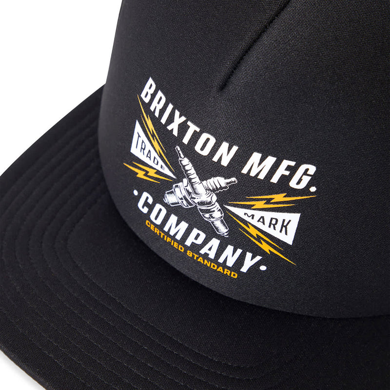 Brixton Danton Np Mp Trucker Hat - Black/Black