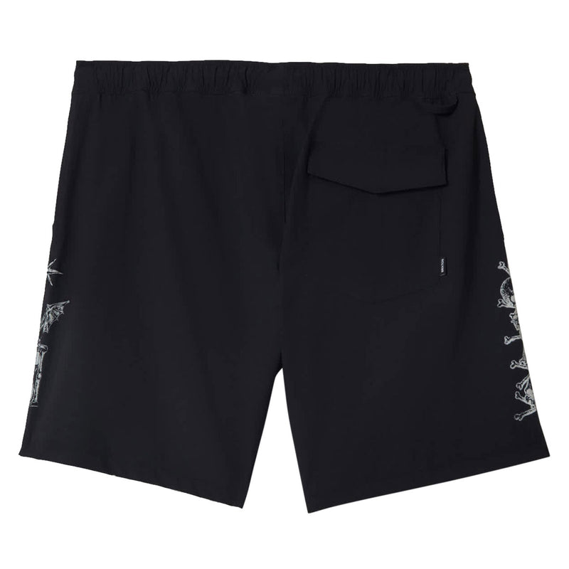 Brixton Everyday Hybrid 7" Shorts - Black/White
