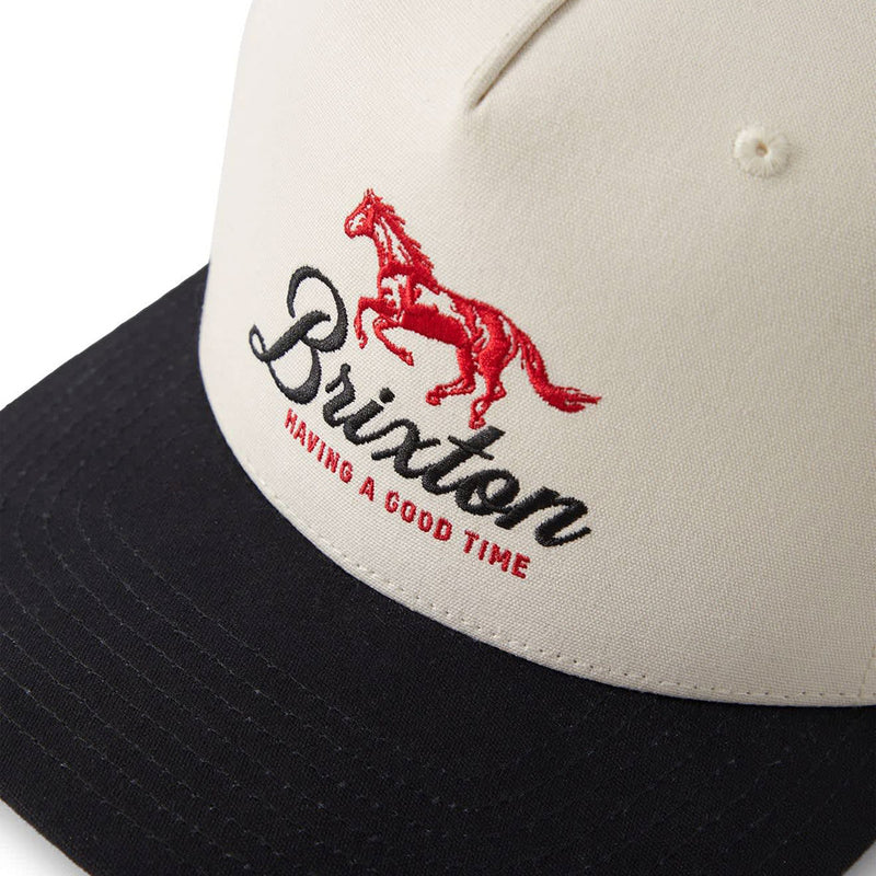 Brixton Good Times C Mp Snapback Hat - Black/Whitecap