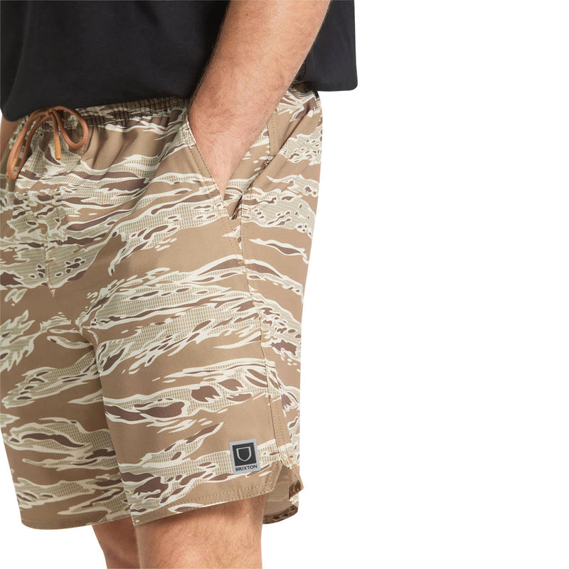 Brixton Journey Active Shorts - Desert Tiger Camo