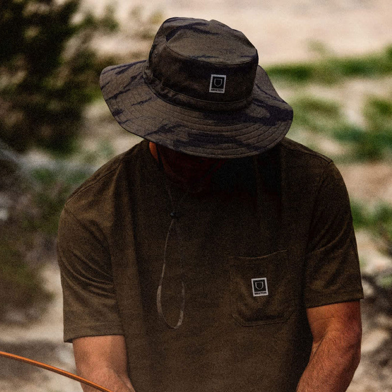 Brixton Journey Boonie Hat - Olive Tiger Camo