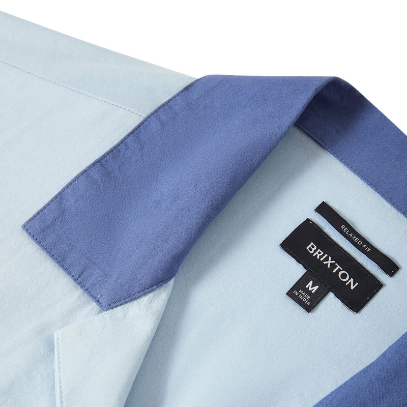 Brixton Lafayette Shirt - Blue Aura