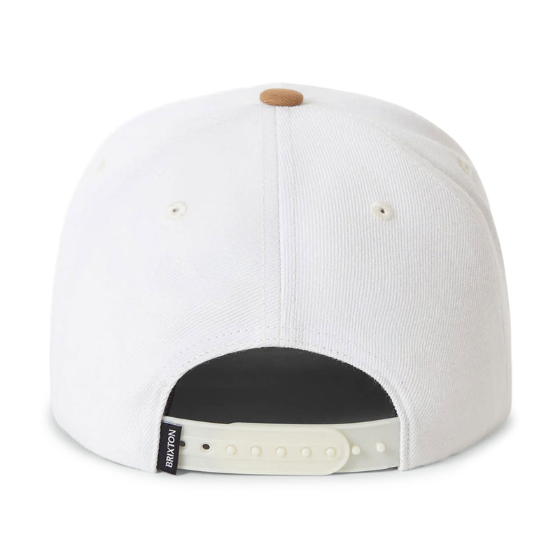 Brixton Linwood C Netplus Mp Snapback Hat - Off White/Copper