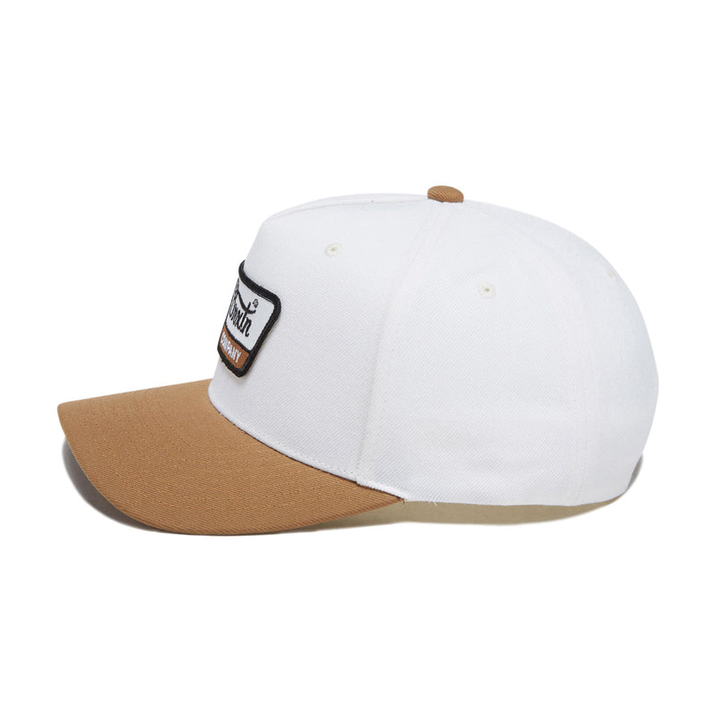 Brixton Linwood C Netplus Mp Snapback Hat - Off White/Copper