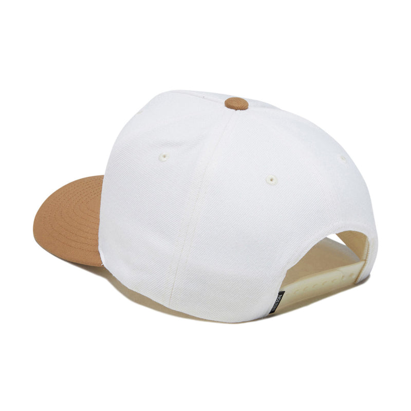 Brixton Linwood C Netplus Mp Snapback Hat - Off White/Copper