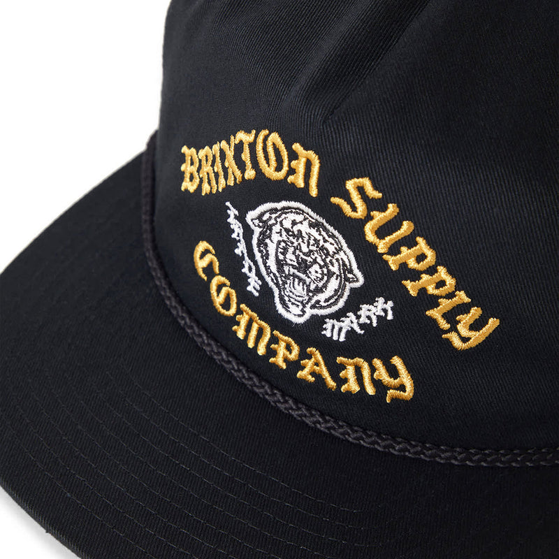 Brixton Morado Mp Snapback Hat - Black