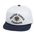 Brixton Morado Mp Snapback Hat - Midnight Blue/White