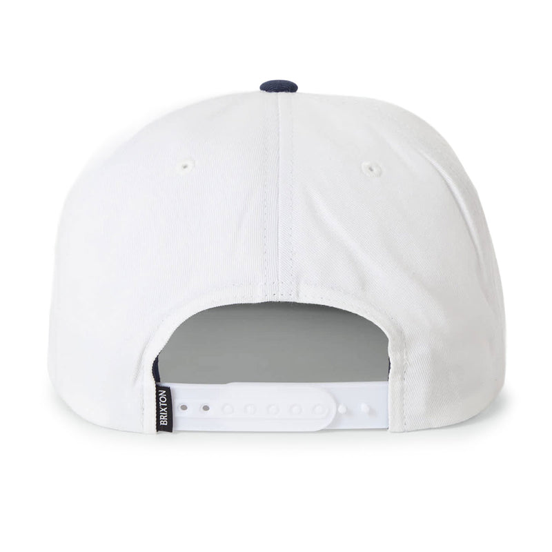 Brixton Morado Mp Snapback Hat - Midnight Blue/White