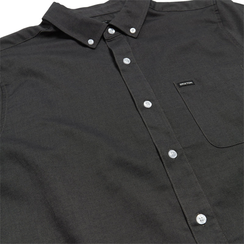 Brixton Sanford Oxford Shirt - Charcoal