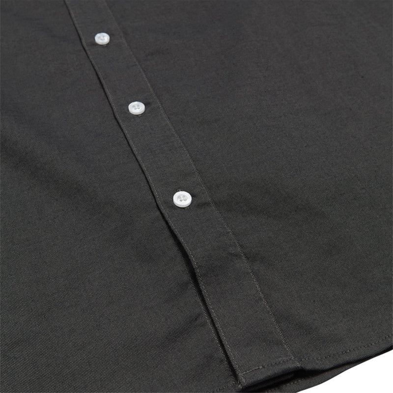 Brixton Sanford Oxford Shirt - Charcoal