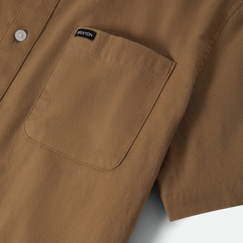 Brixton Sanford Oxford Shirt - Khaki