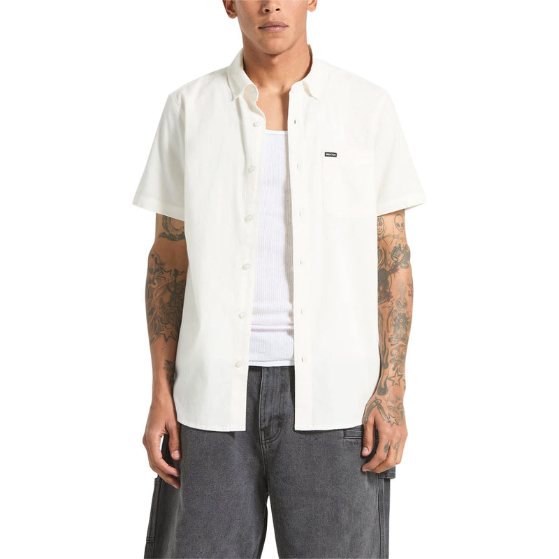 Brixton Sanford Oxford Shirt - Off White