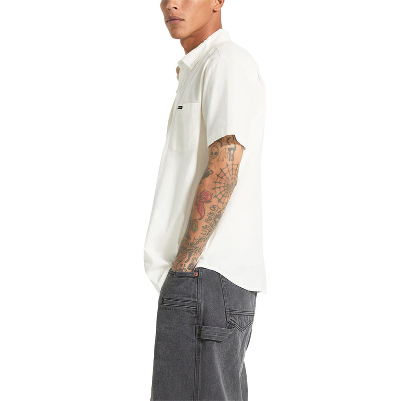 Brixton Sanford Oxford Shirt - Off White