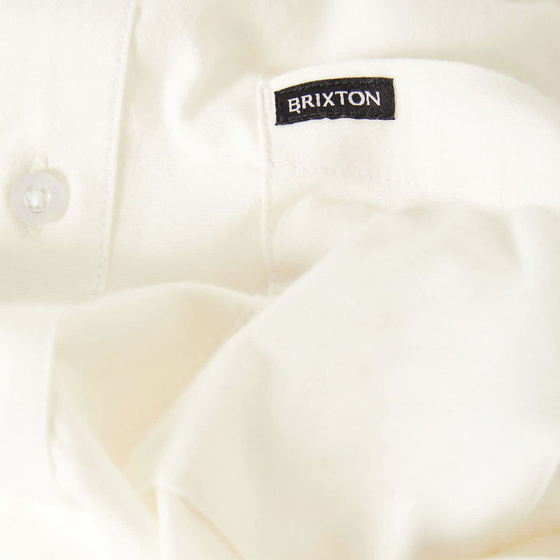 Brixton Sanford Oxford Shirt - Off White