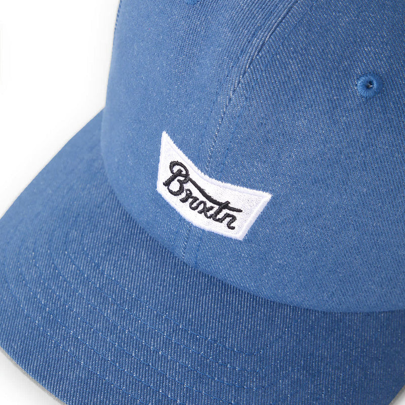 Brixton Stith Mp Adj Hat - Light Stone Wash Denim