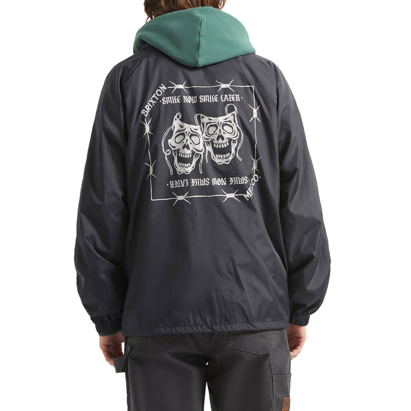 Brixton Watchman Lightweight Coaches Jacket - Black