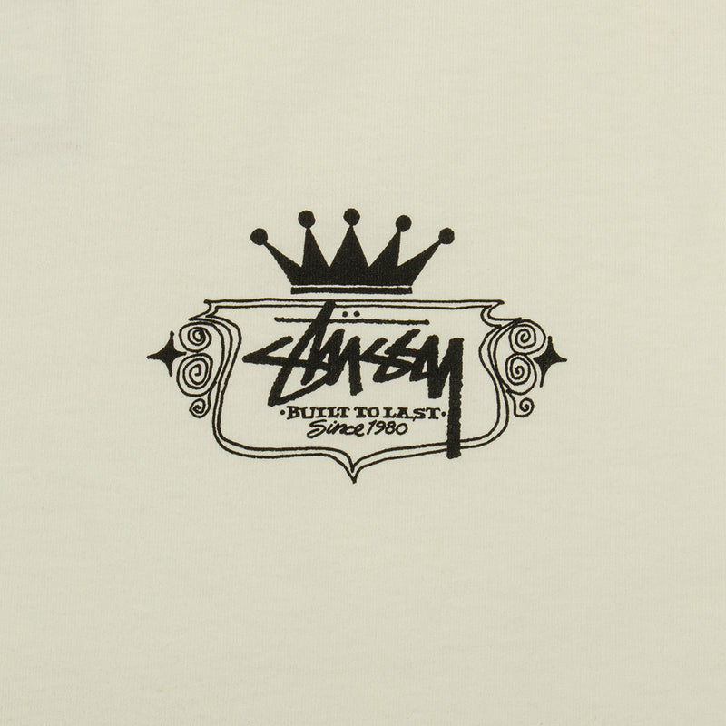 Stussy | Built To Last Pigment Dyed T-Shirt Style # 1905028 Color : Natural