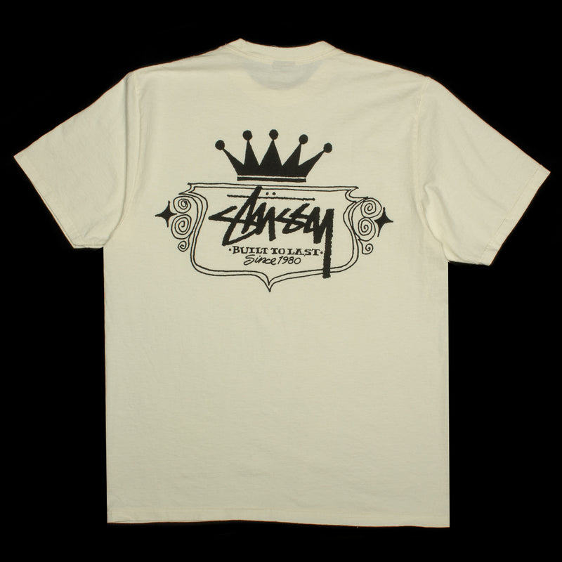 Stussy | Built To Last Pigment Dyed T-Shirt Style # 1905028 Color : Natural