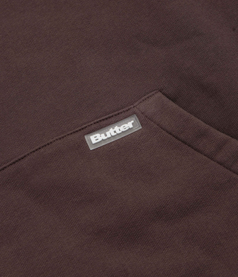 Butter Goods Basic Hoodie in Washed Chestnut