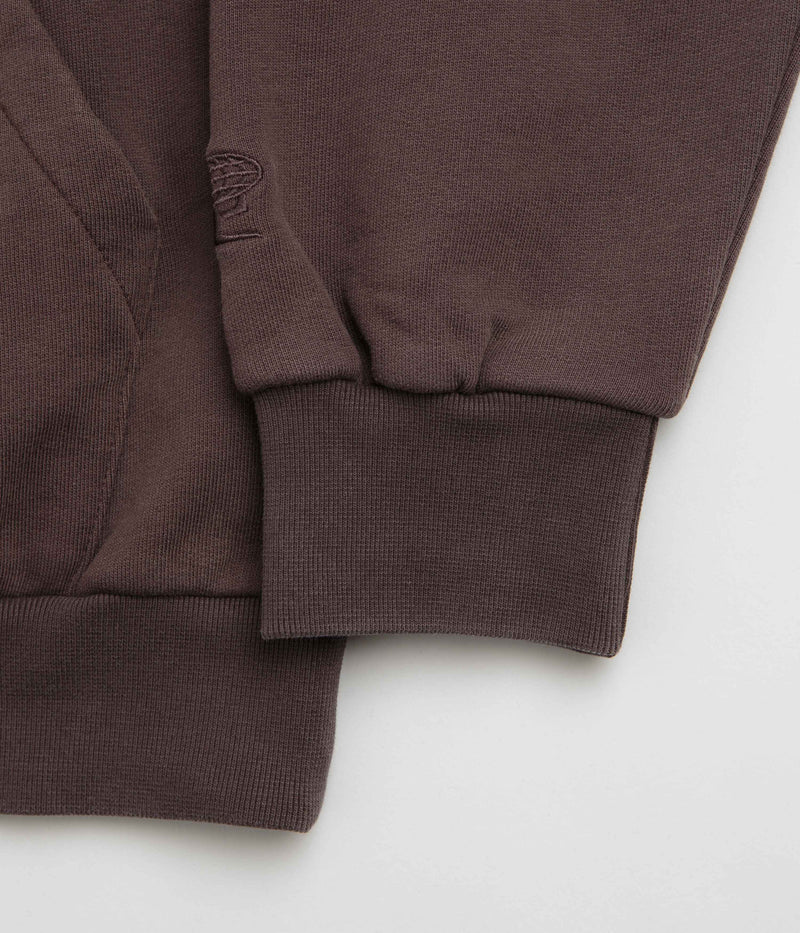 Butter Goods Basic Hoodie in Washed Chestnut