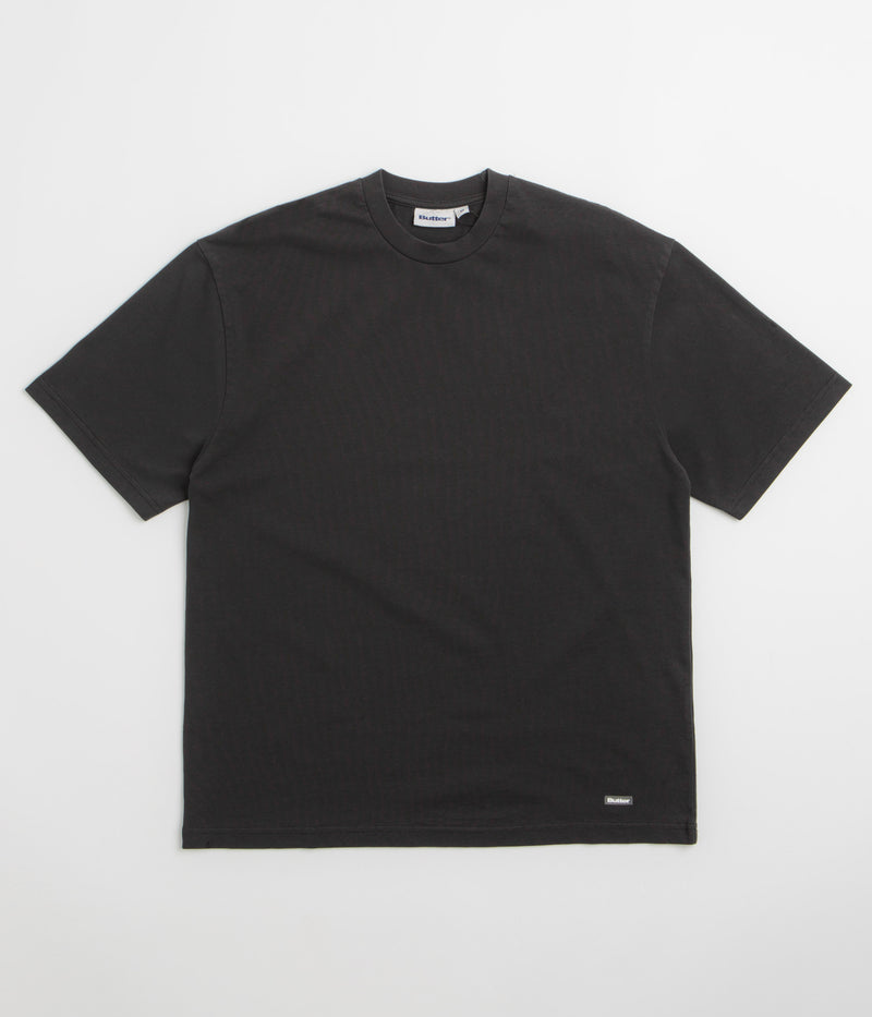Butter Goods Basic T-Shirt in Washed Black and Black