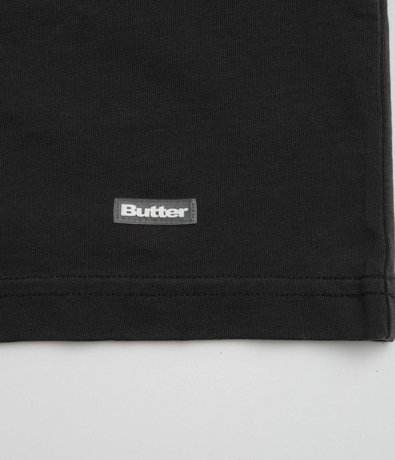 Butter Goods Basic T-Shirt in Washed Black and Black