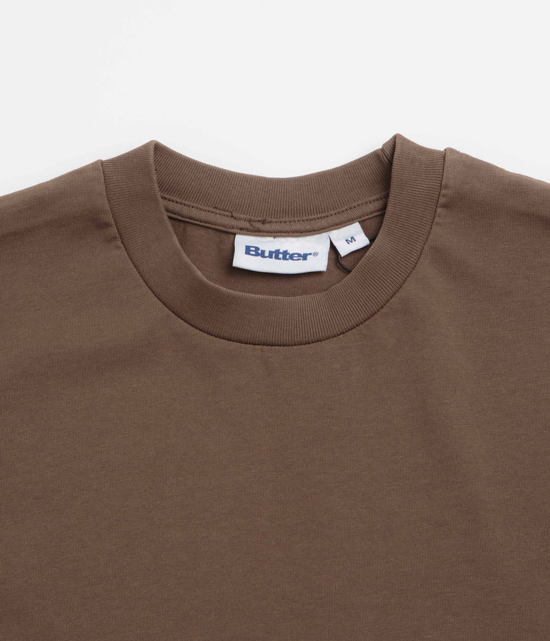 Butter Goods Basic T-Shirt in Washed Brown