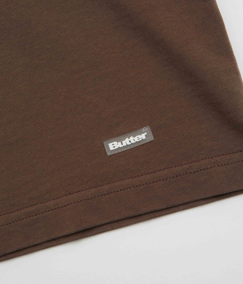Butter Goods Basic T-Shirt in Washed Brown