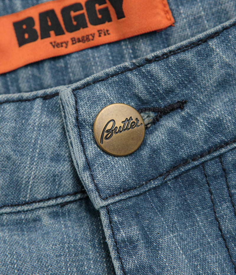 Butter Goods Blotch Jeans in Streaky Blue