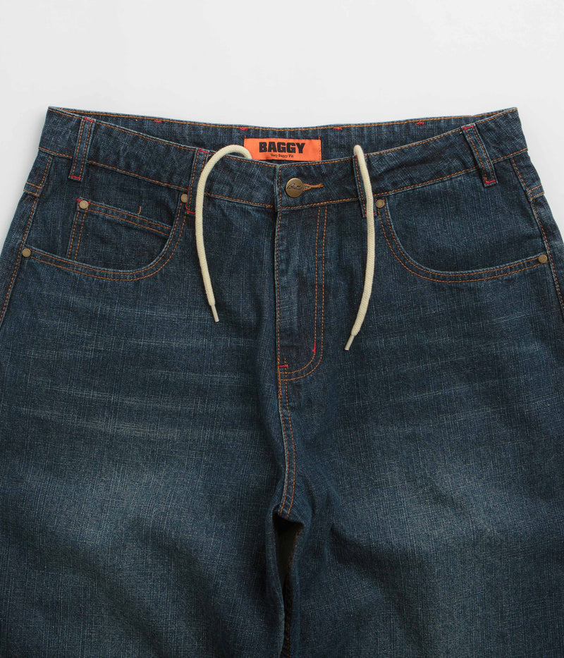 Butter Goods Blotch Jeans in Streaky Navy