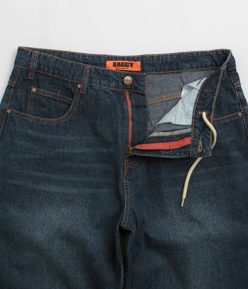 Butter Goods Blotch Jeans in Streaky Navy