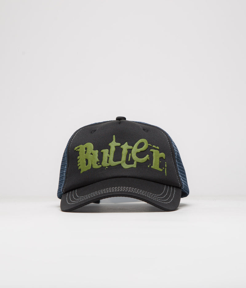 Butter Goods Breakdown Trucker Cap in Black
