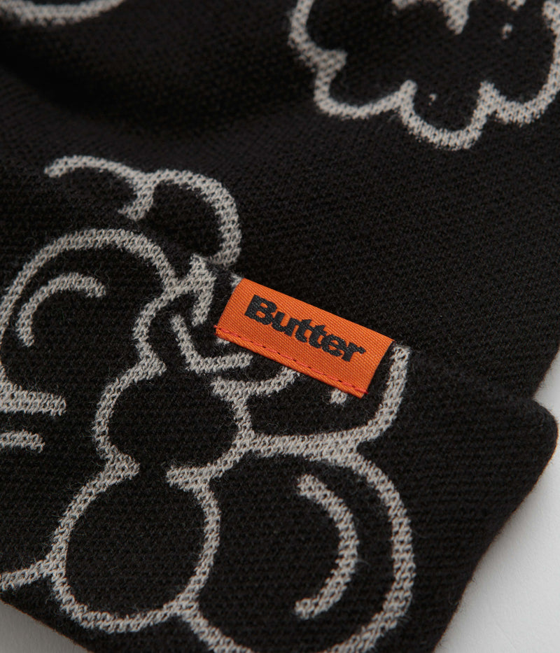 Butter Goods Bugs Beanie in Black