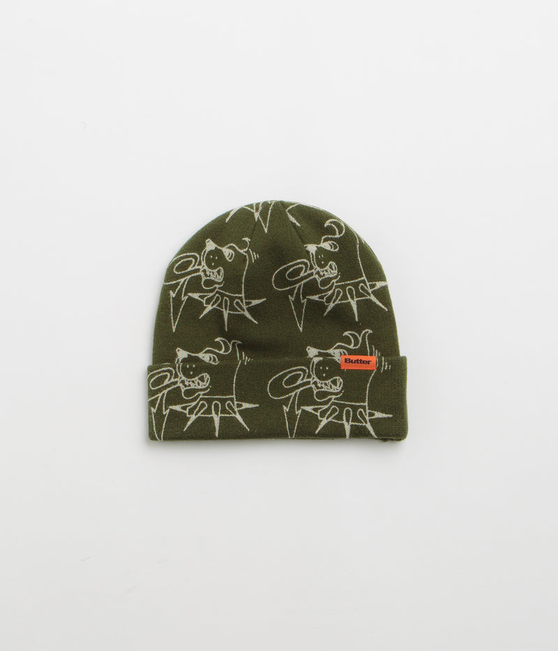 Butter Goods Canine Beanie in Fatigue