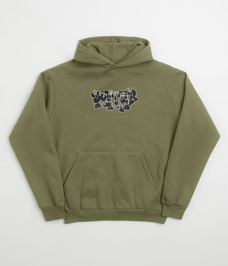 Butter Goods Character Hoodie in Army