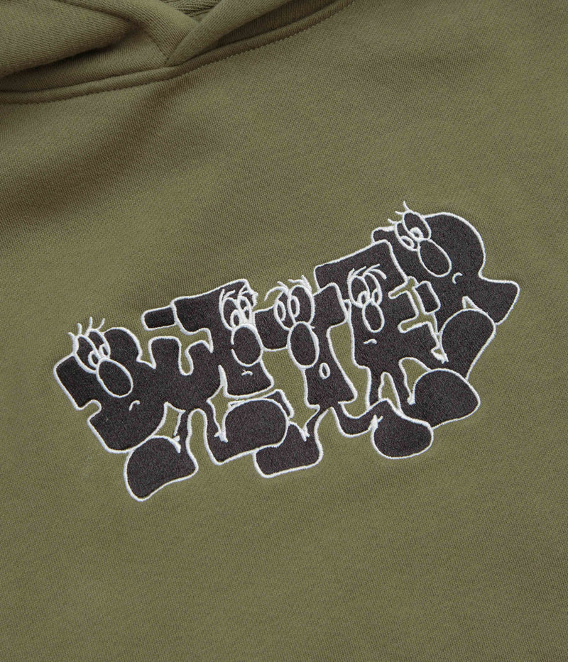 Butter Goods Character Hoodie in Army