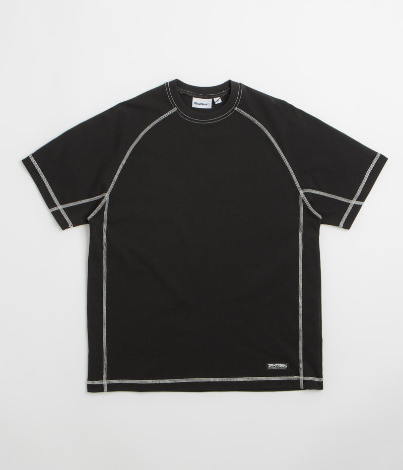 Butter Goods Cliff Contrast T-Shirt in Black