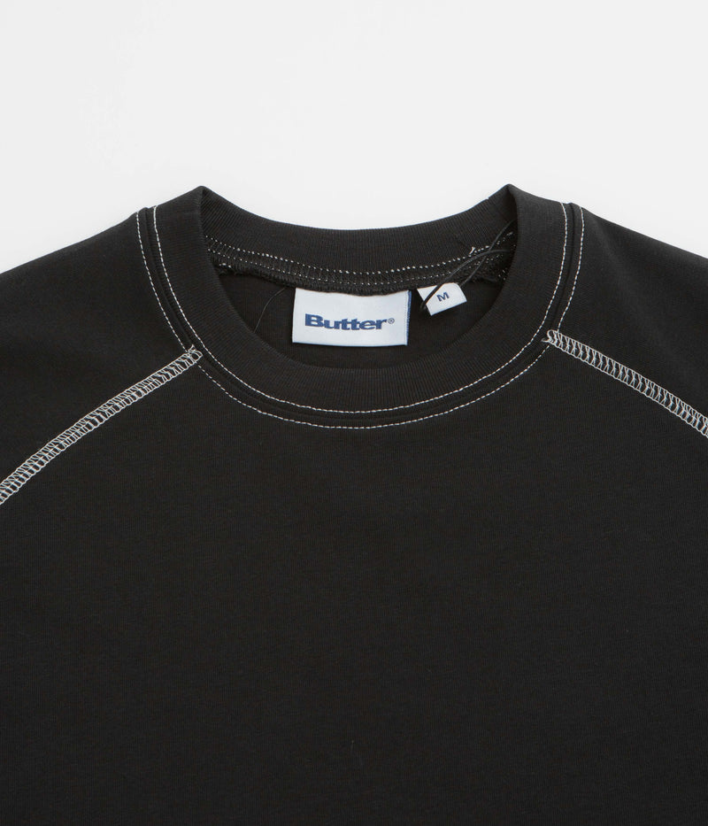 Butter Goods Cliff Contrast T-Shirt in Black