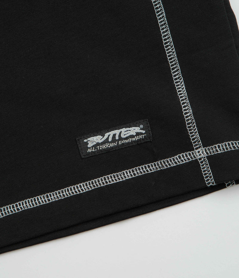 Butter Goods Cliff Contrast T-Shirt in Black