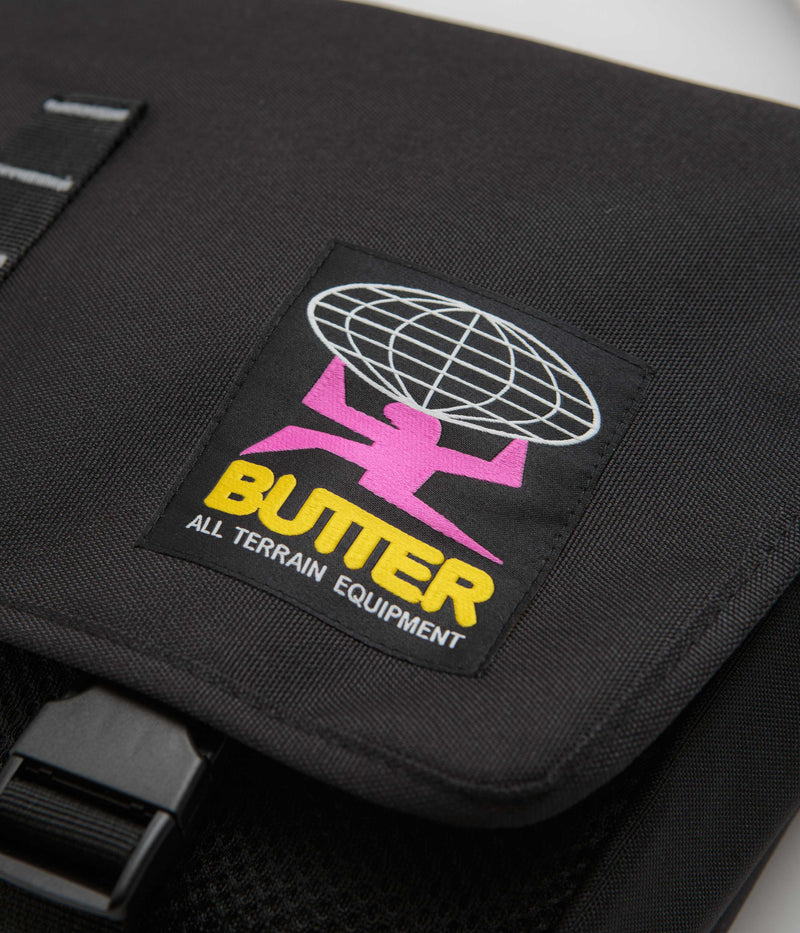Butter Goods Commute Side Bag in Black and Black