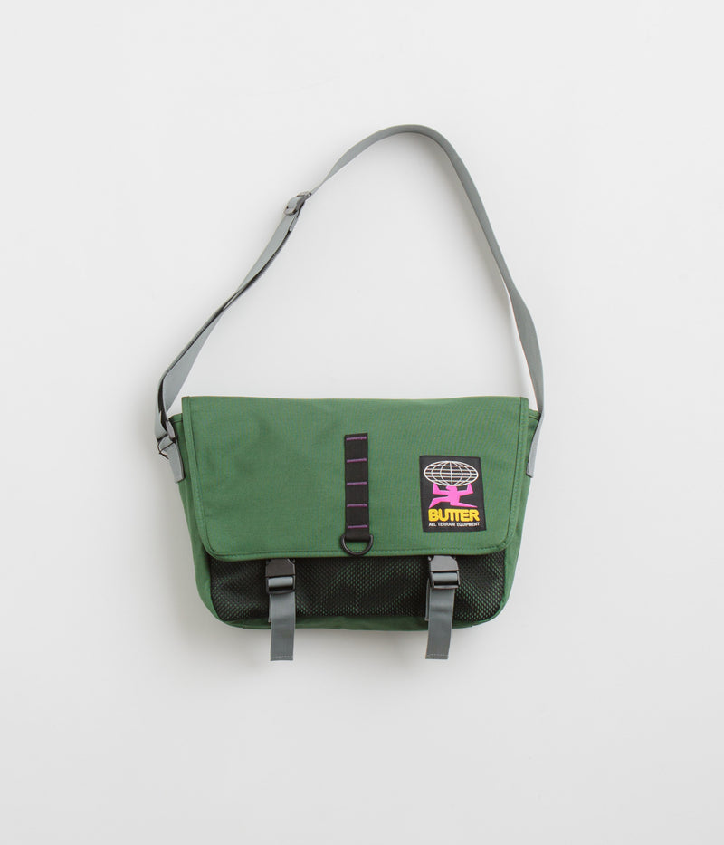 Butter Goods Commute Side Bag in Green and Grey